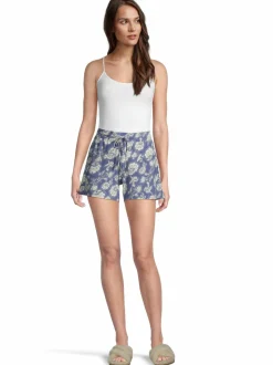 Yö- & Oloasut<A+more Ally-pyjamashortsit DARK BLUE PRINT
