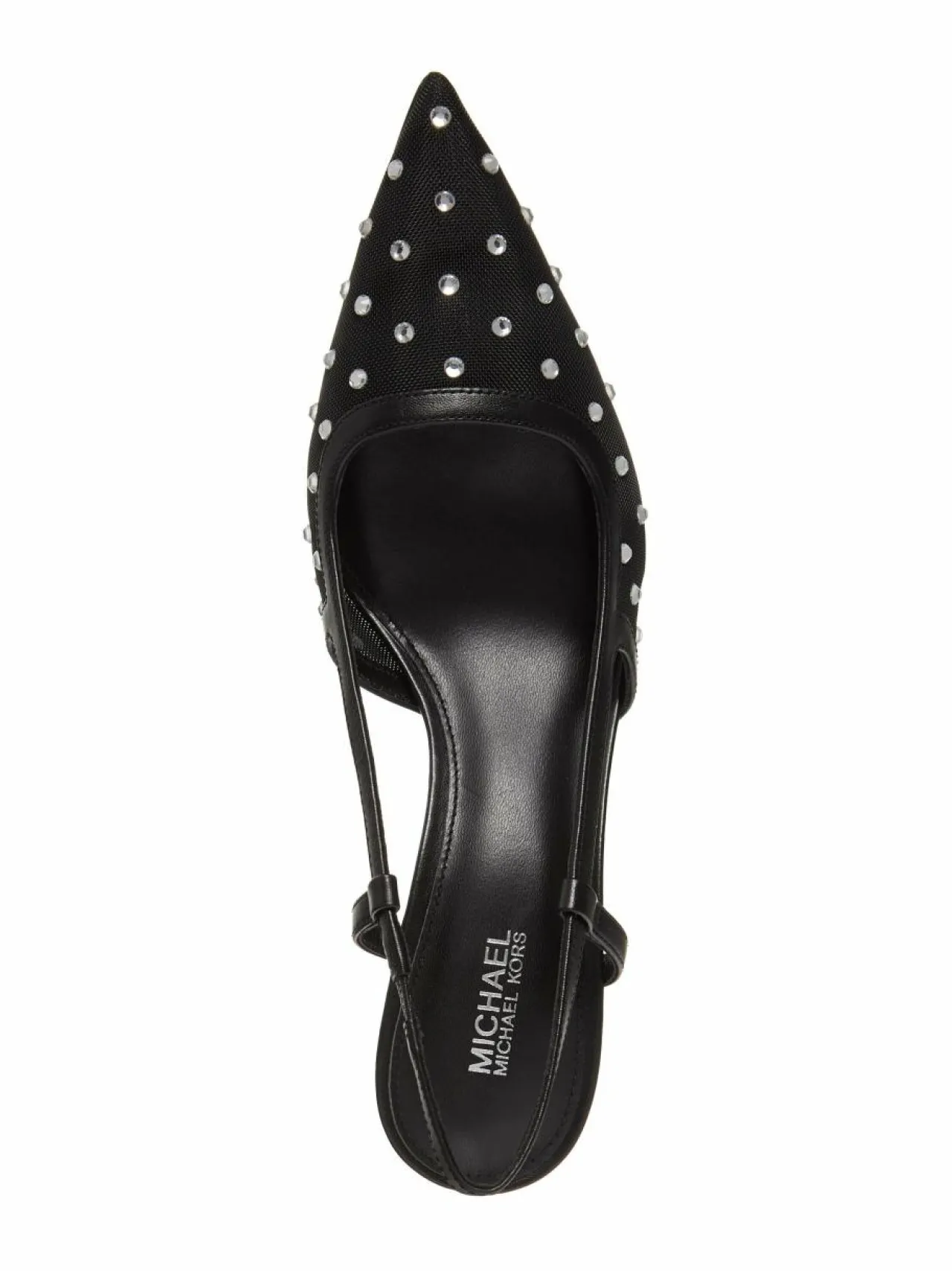 Avokkaat & Korkokengät<Michael Michael Kors Alora Mid Crystal Embellished Mesh -avokkaat 001 BLACK
