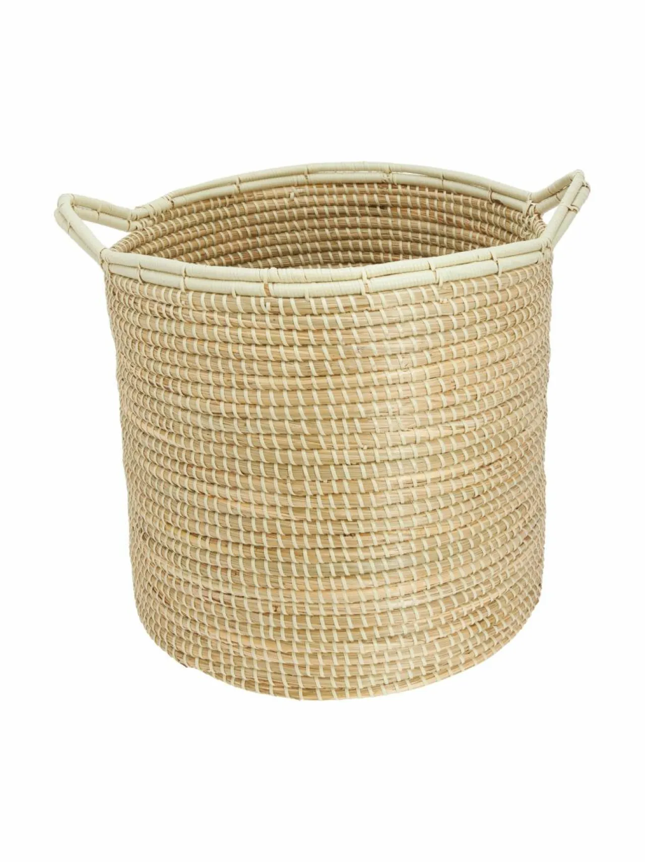 Säilytys<Casa Stockmann Alto L -meriheinäkori kahvoilla NATURAL