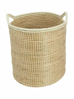 Säilytys<Casa Stockmann Alto M -meriheinäkori kahvoilla NATURAL