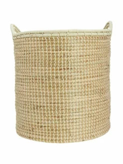 Säilytys<Casa Stockmann Alto M -meriheinäkori kahvoilla NATURAL