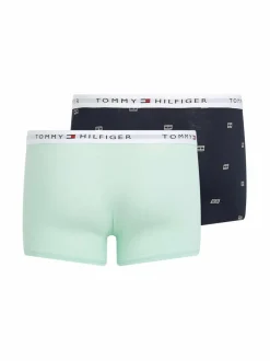 Alusvaatteet<Tommy Hilfiger Alushousut 2-pack 0SF DESERT SKY OUTLINE FLAG/DEW GREEN