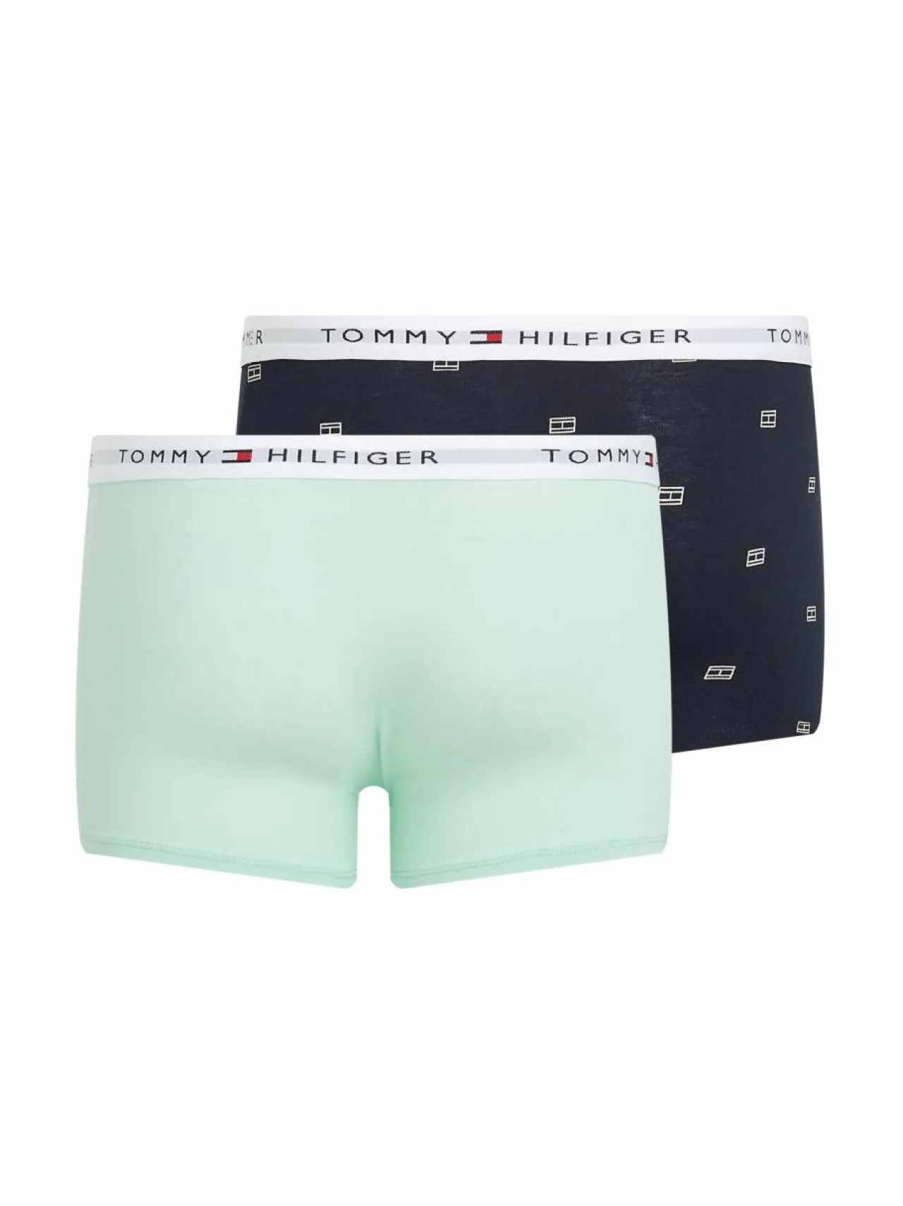 Alusvaatteet<Tommy Hilfiger Alushousut 2-pack 0SF DESERT SKY OUTLINE FLAG/DEW GREEN