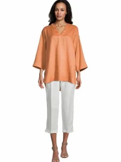 Paidat & Puserot<ESSENTIALS by Stockmann Amalia-pellavatunika LT.ORANGE
