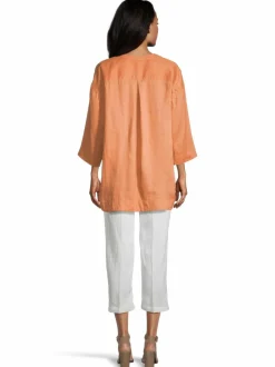 Paidat & Puserot<ESSENTIALS by Stockmann Amalia-pellavatunika LT.ORANGE