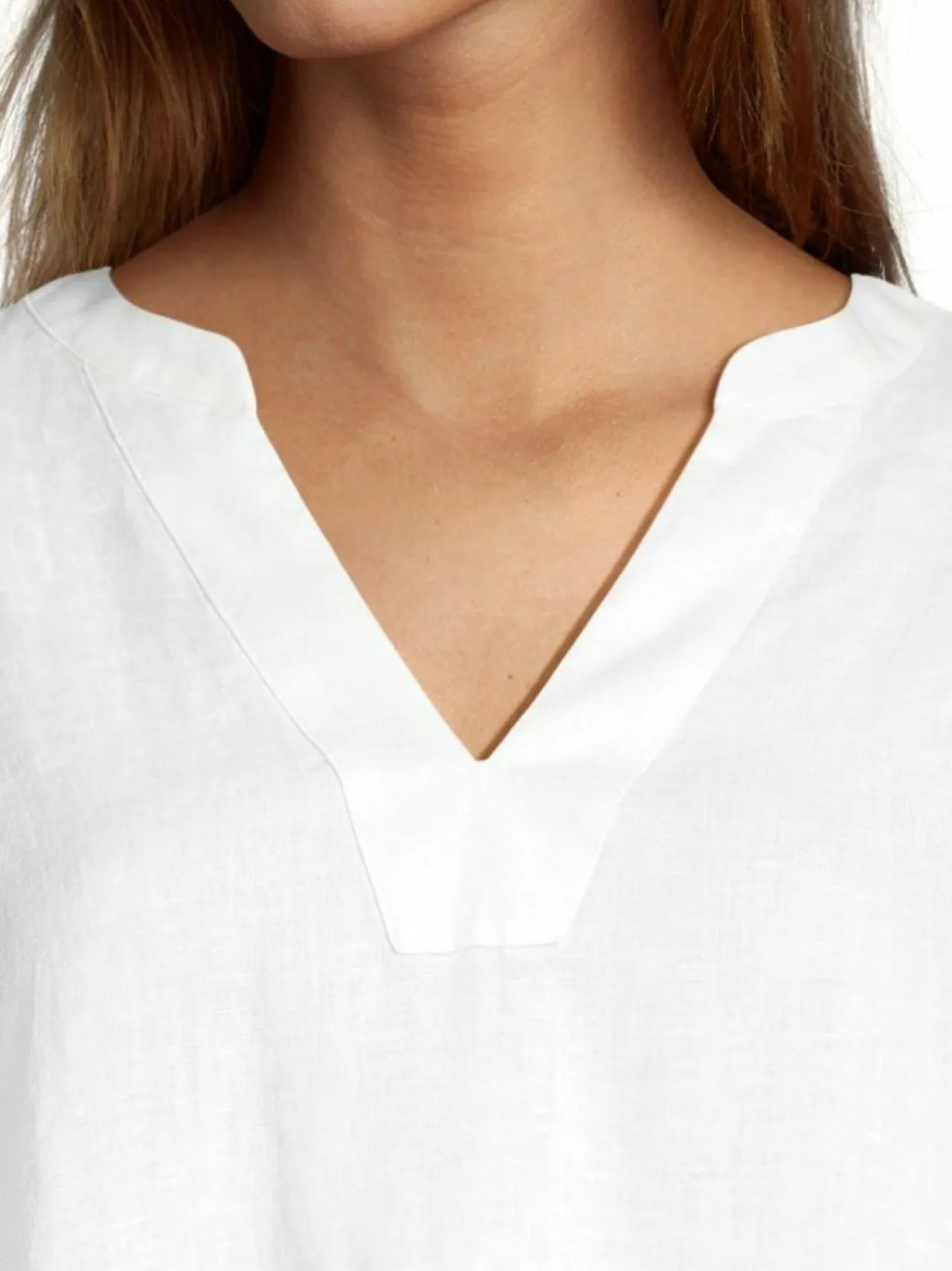 Paidat & Puserot<ESSENTIALS by Stockmann Amalia-pellavatunika WHITE