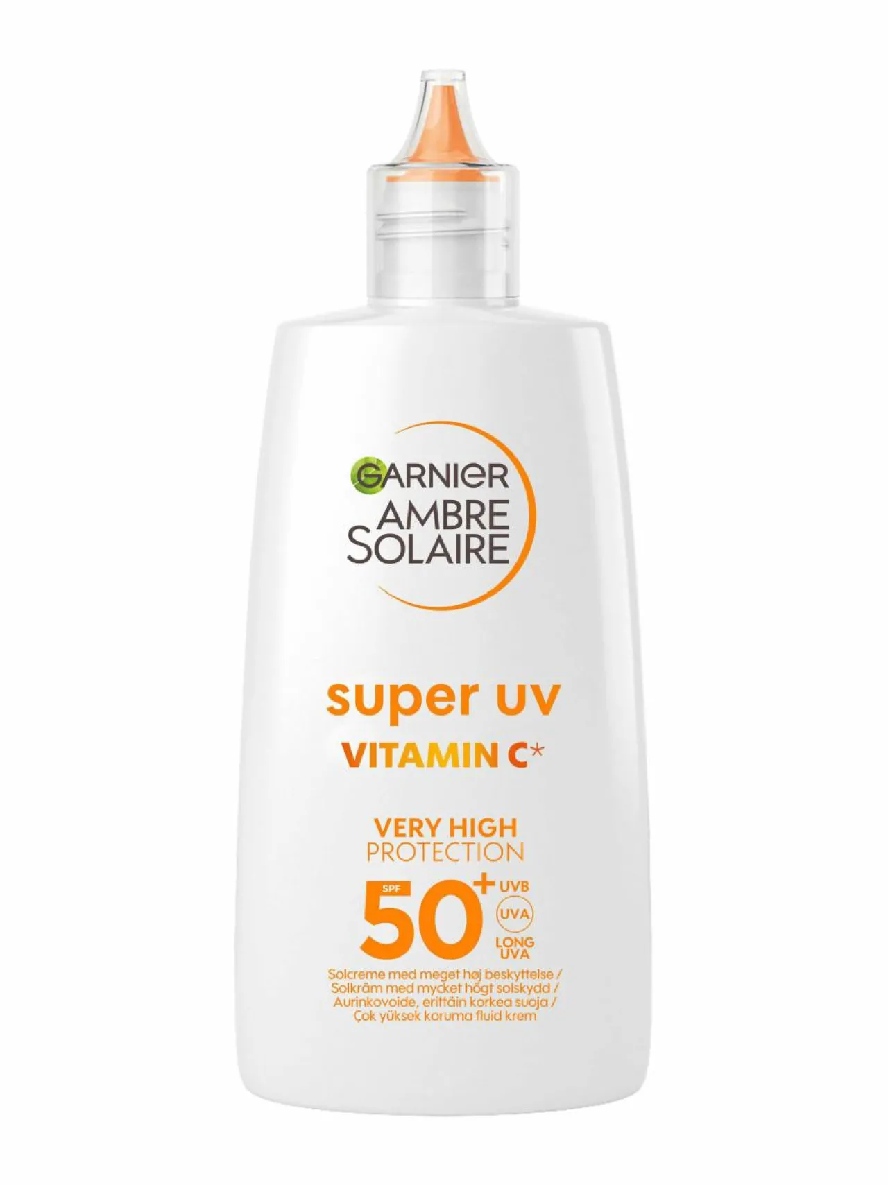 Aurinkotuotteet<Garnier Ambre Solaire Super UV Vitamin C Anti-Dark Spots SPF50+ -aurinkosuojavoide