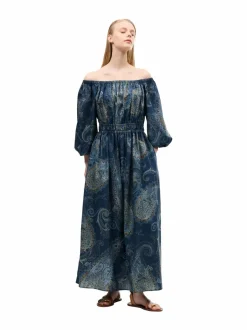 Mekot<BMuir Ameglia-mekko 375 BLUEBERRY