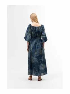 Mekot<BMuir Ameglia-mekko 375 BLUEBERRY