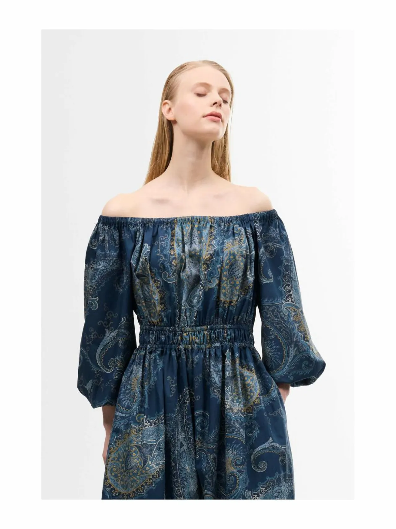 Mekot<BMuir Ameglia-mekko 375 BLUEBERRY