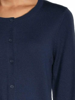 Neuleet<ESSENTIALS by Stockmann Amelia-merinoneuletakki DK.NAVY 221884