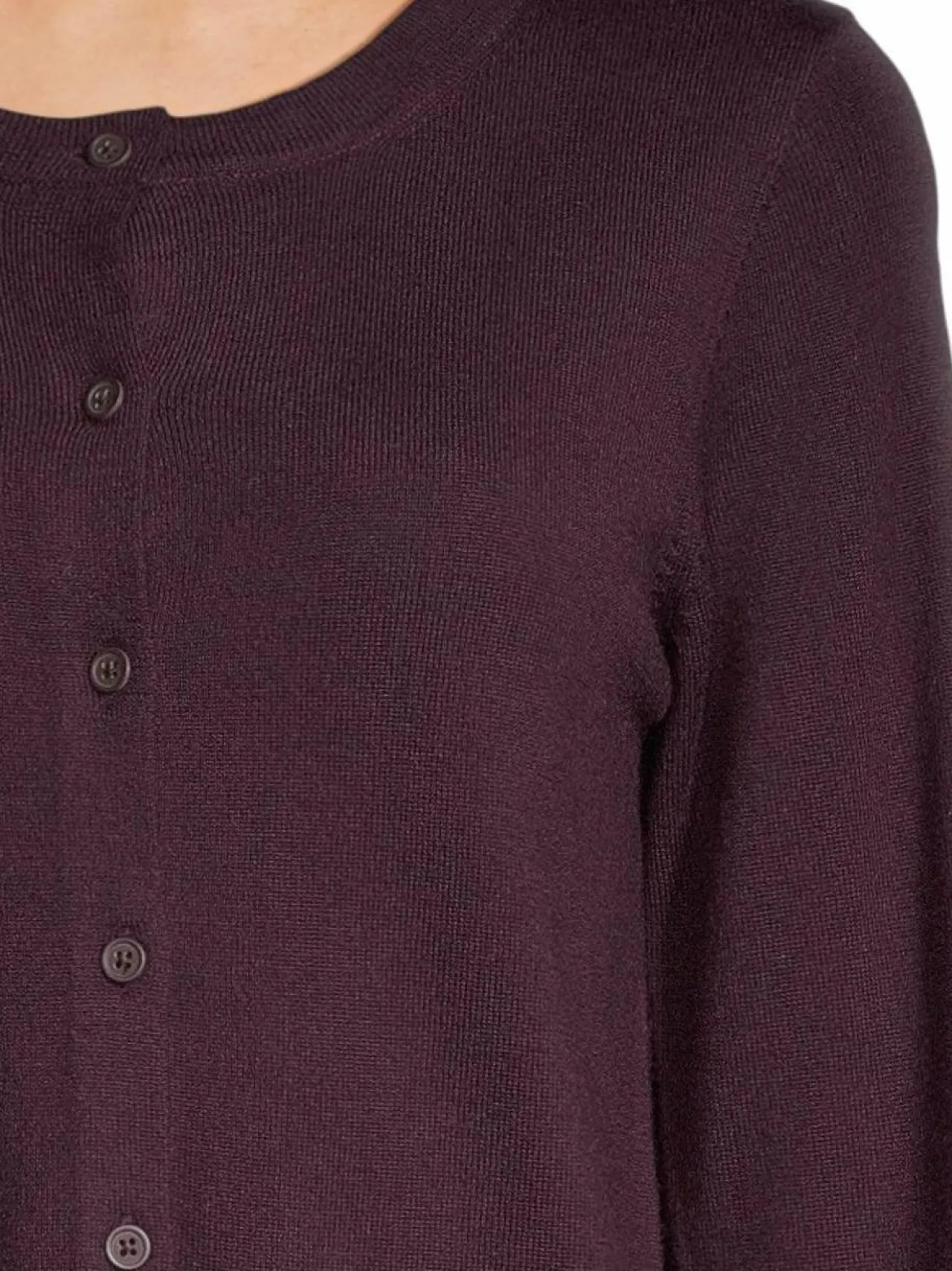 Neuleet<ESSENTIALS by Stockmann Amelia-merinoneuletakki DK.WINE 141493