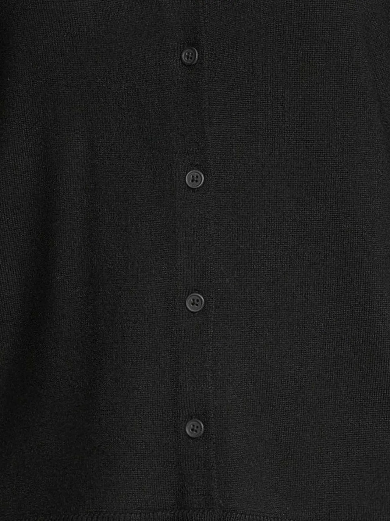 Neuleet<ESSENTIALS by Stockmann Amelia-merinoneuletakki BLACK 99070
