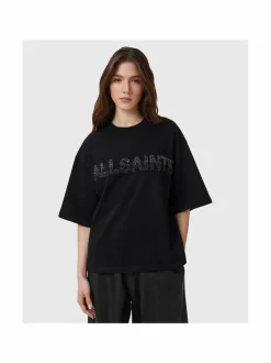 Paidat & Puserot<All Saints Amelie Pearl t-paita BLACK