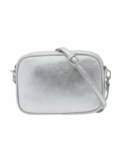 Olkalaukut<A+more Amore Camera -nahkalaukku SILVER