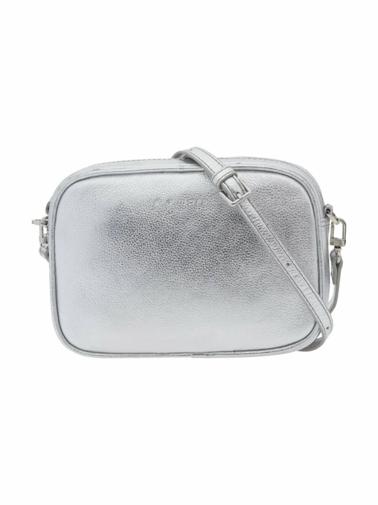 Olkalaukut<A+more Amore Camera -nahkalaukku SILVER