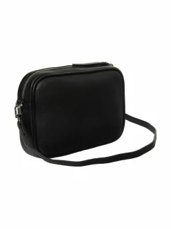 Olkalaukut<A+more Amore Camera -nahkalaukku BLACK