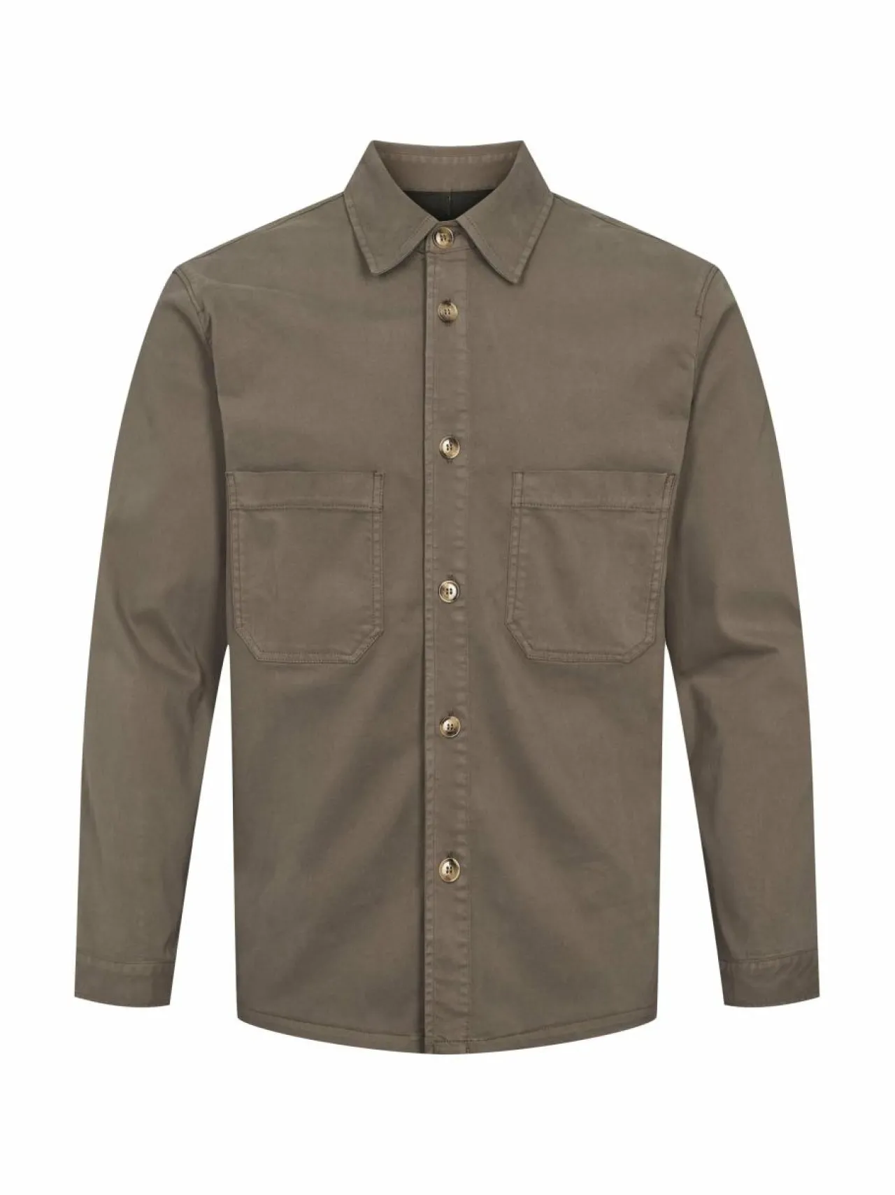 Takit<SAND Copenhagen Anders-päällyspaita 385 DARK ARMY