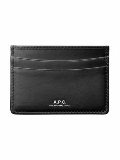 Lompakot & Kotelot<A.P.C Andre-korttikotelo LZZ NOIR