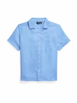 Paidat<Polo Ralph Lauren Andy Camp- lyhythihainen kauluspaita HARBOR ISLAND BLUE
