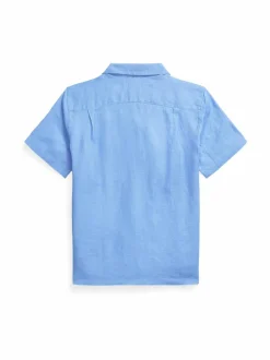Paidat<Polo Ralph Lauren Andy Camp- lyhythihainen kauluspaita HARBOR ISLAND BLUE
