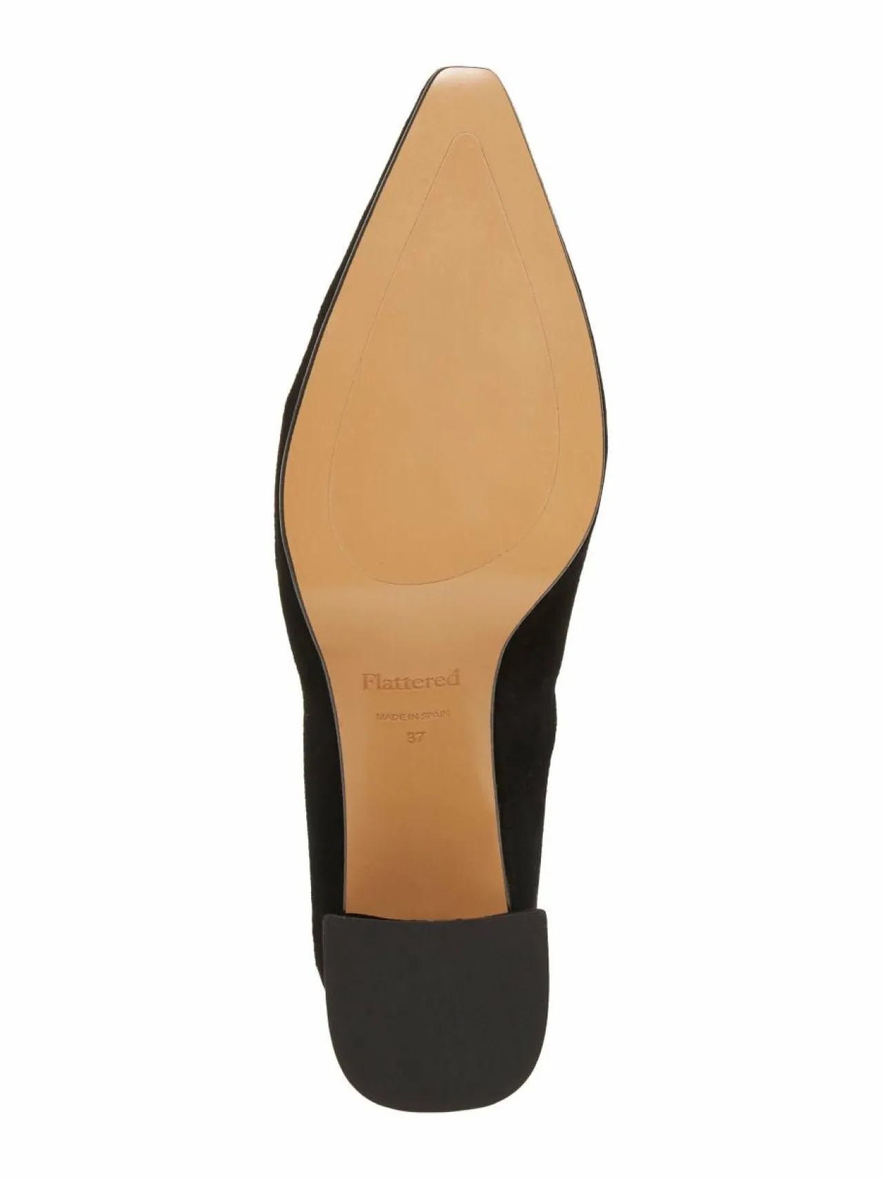 Avokkaat & Korkokengät<Flattered Angela-nahka-avokkaat 001 BLACK SUEDE