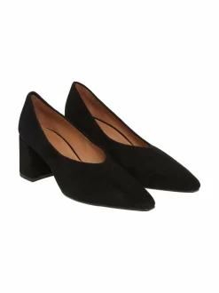 Avokkaat & Korkokengät<Flattered Angela-nahka-avokkaat 001 BLACK SUEDE