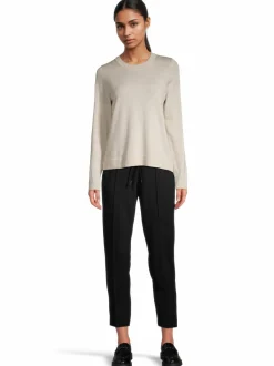 Neuleet<ESSENTIALS by Stockmann Angelina-merinoneulepusero OATMEAL MEL 215458