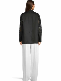 Takit<Max Mara Studio Angizia-pellavatakki 035 SCHWARZ