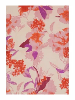 Huivit & Kaulaliinat<A+more Ankiita-silkkihuivi 50 x 180 cm PINK/RED