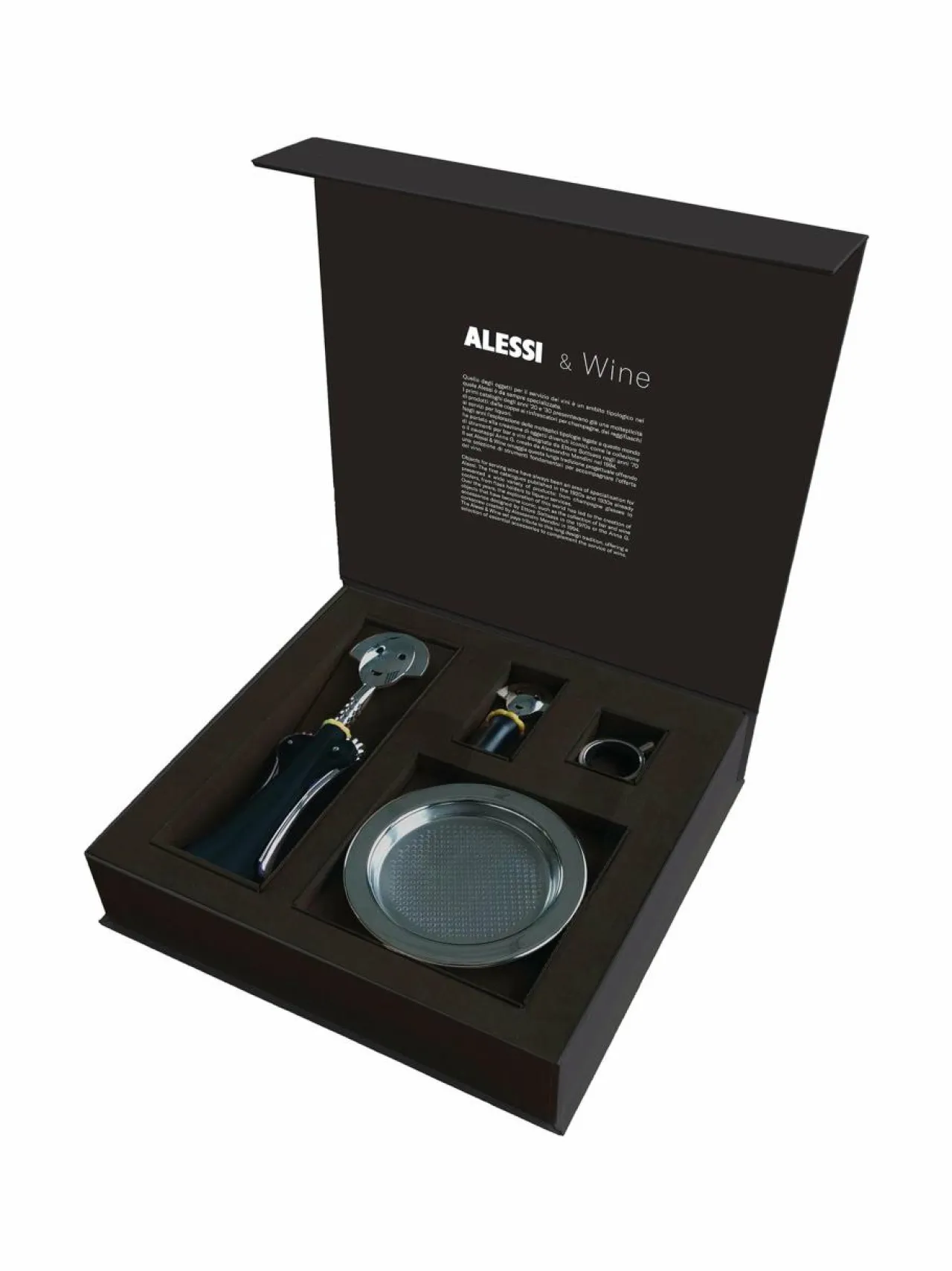 Alessi Anna- viinisetti lahjapakkauksessa^ Baari- & Viinitarvikkeet