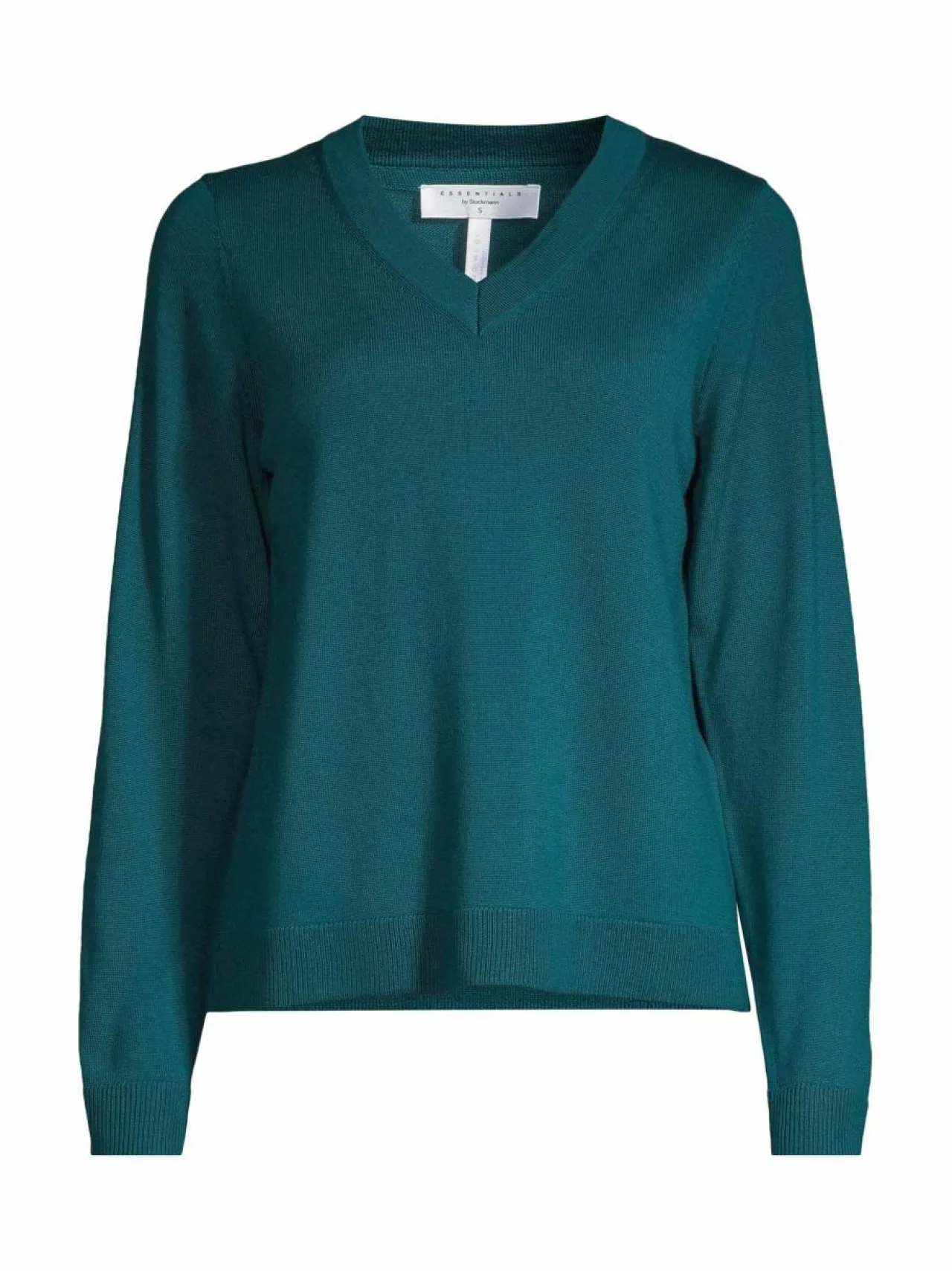 Neuleet<ESSENTIALS by Stockmann Annie-merinoneulepusero TEAL 251996