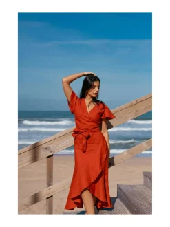 Mekot<Nakoa Annika Dress, BURNT ORANGE