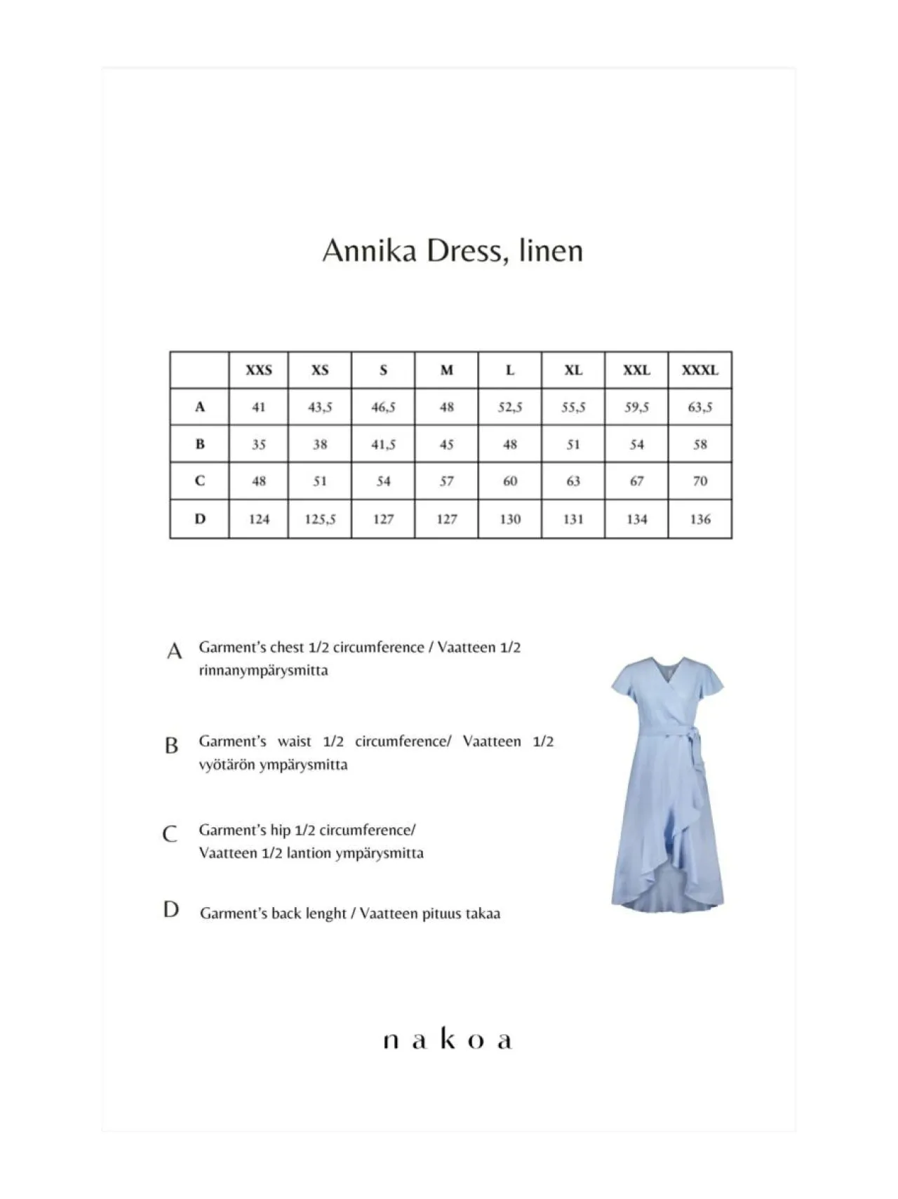 Nakoa Annika Dress,^ Mekot