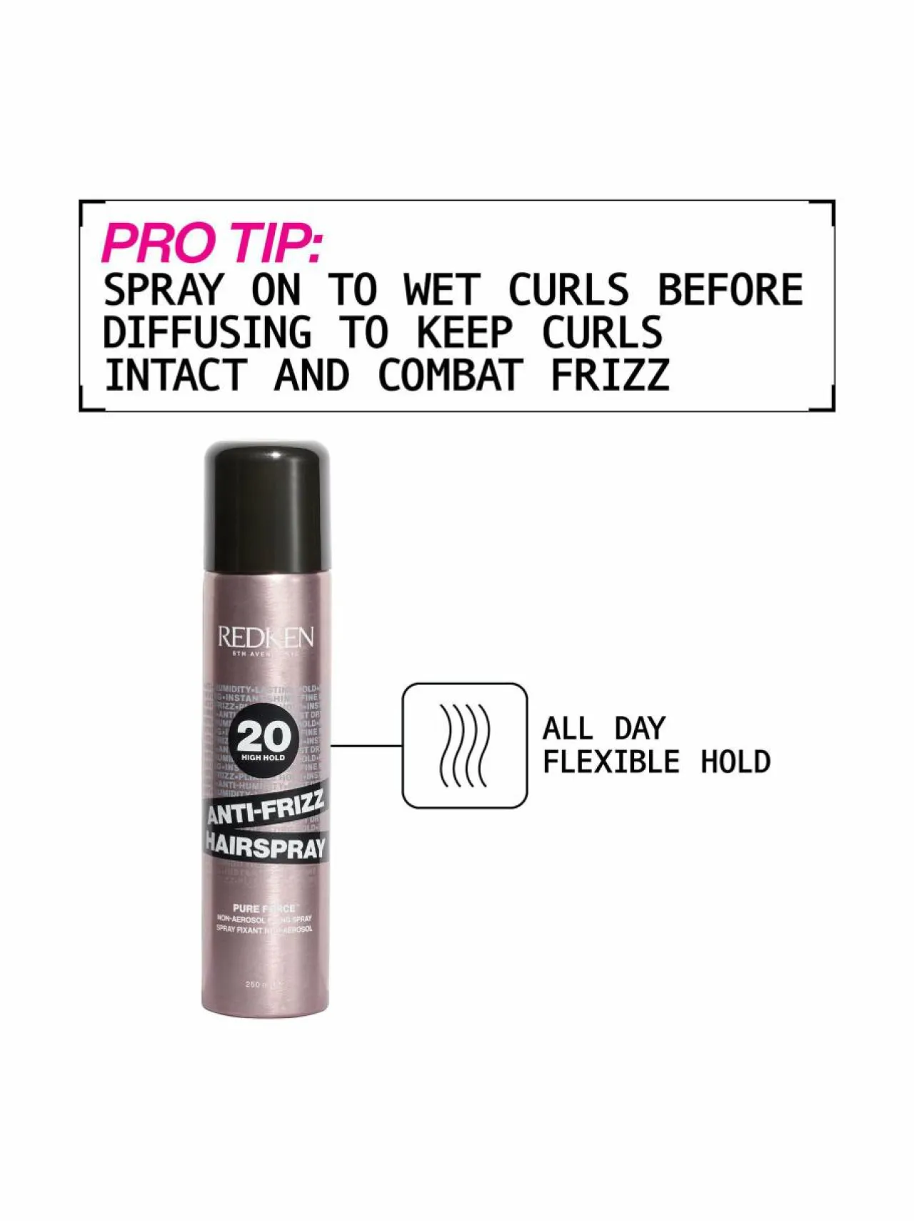 Muotoilu & Viimeistely<Redken Anti Frizz -aerosoliton hiuskiinne 250 ml