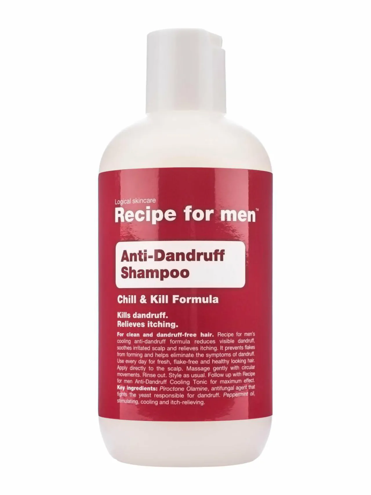 Hiustenhoito<Recipe for men Anti-Dandruff Shampoo -hilseshampoo, 250 ml