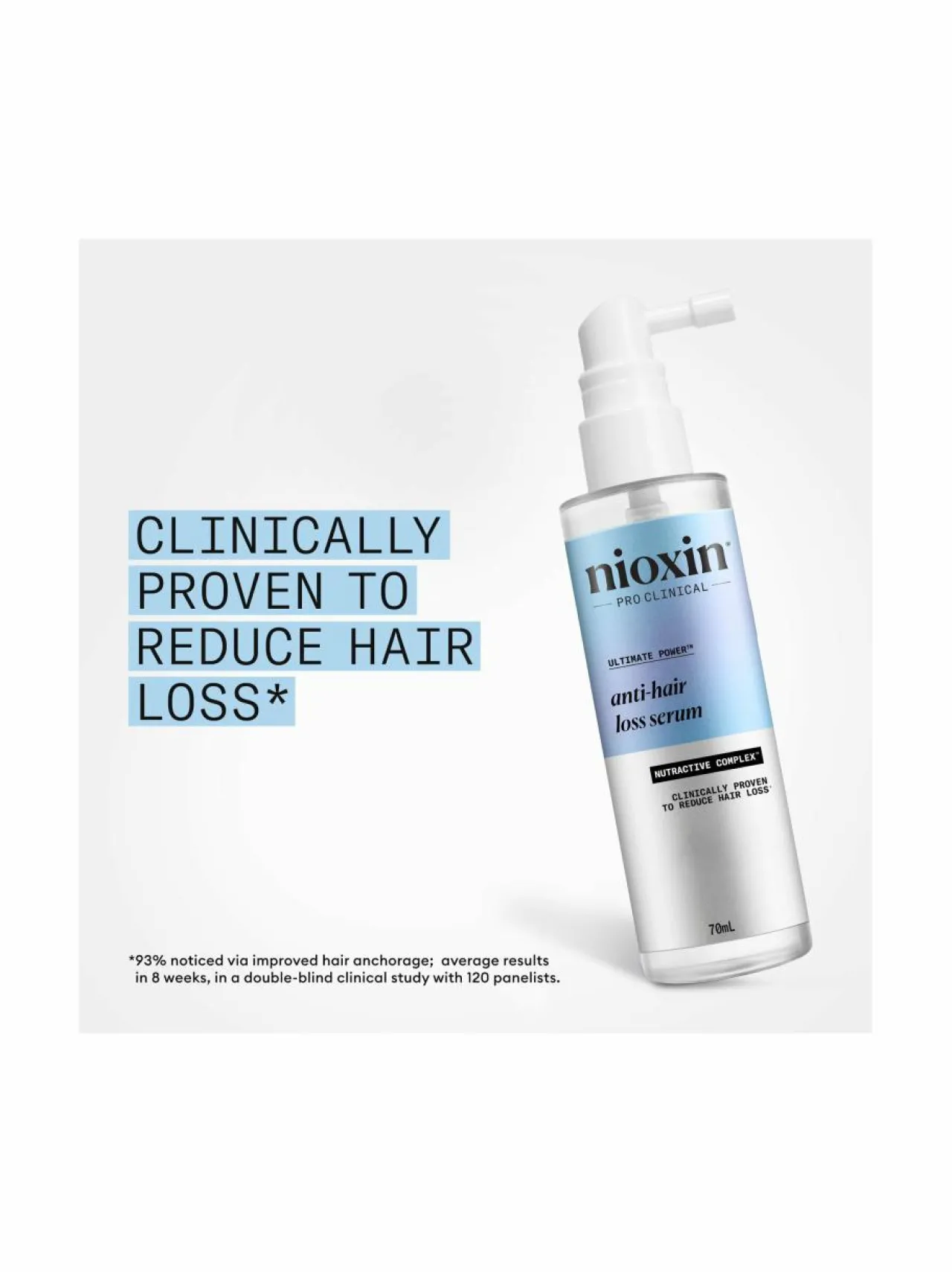 Hiustenhoitotuotteet<Nioxin Anti-Hairloss Treatment -tehohoito, 70ml