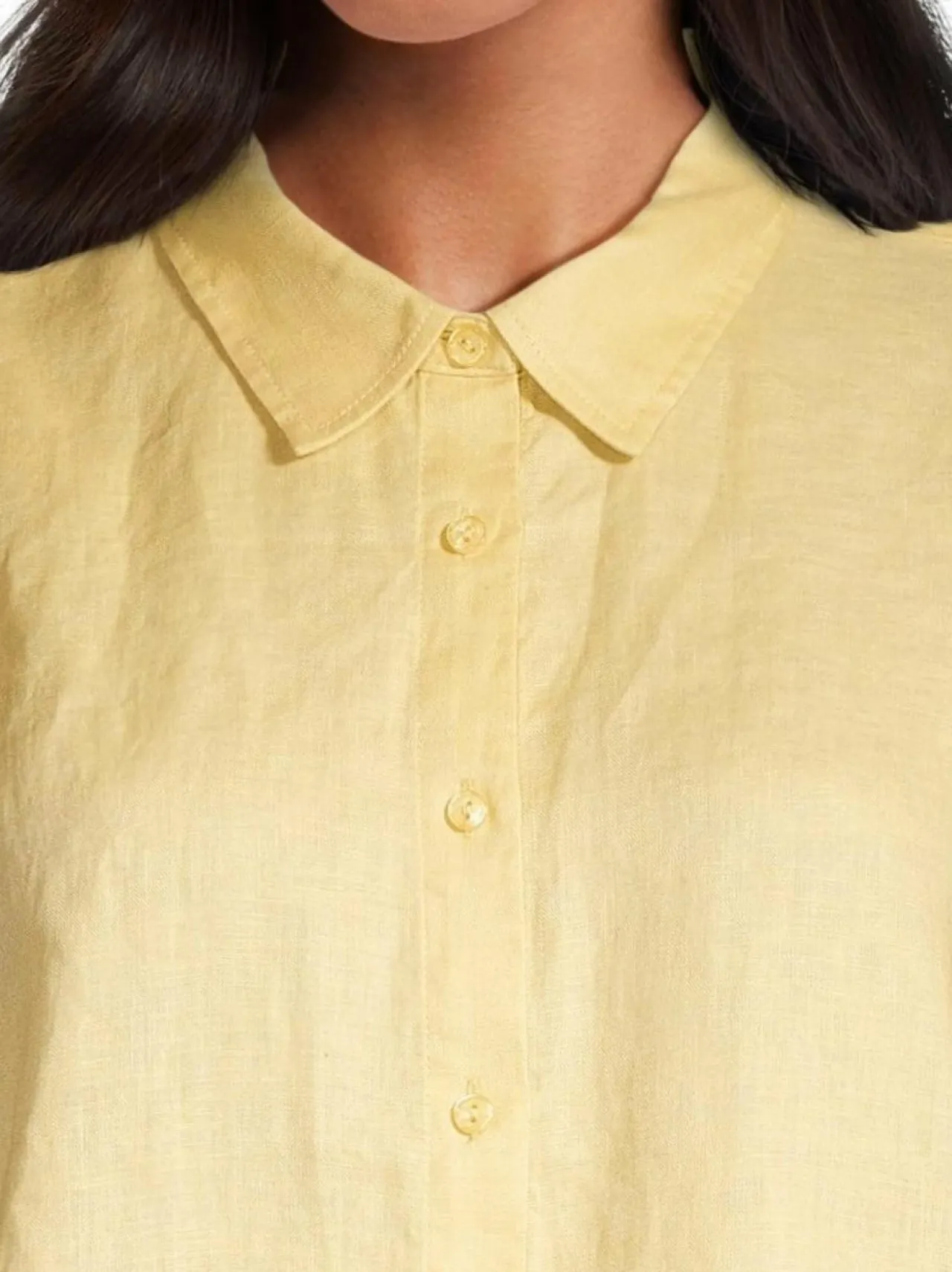 Paidat & Puserot<ESSENTIALS by Stockmann Antonella-pellavapaita LT.YELLOW