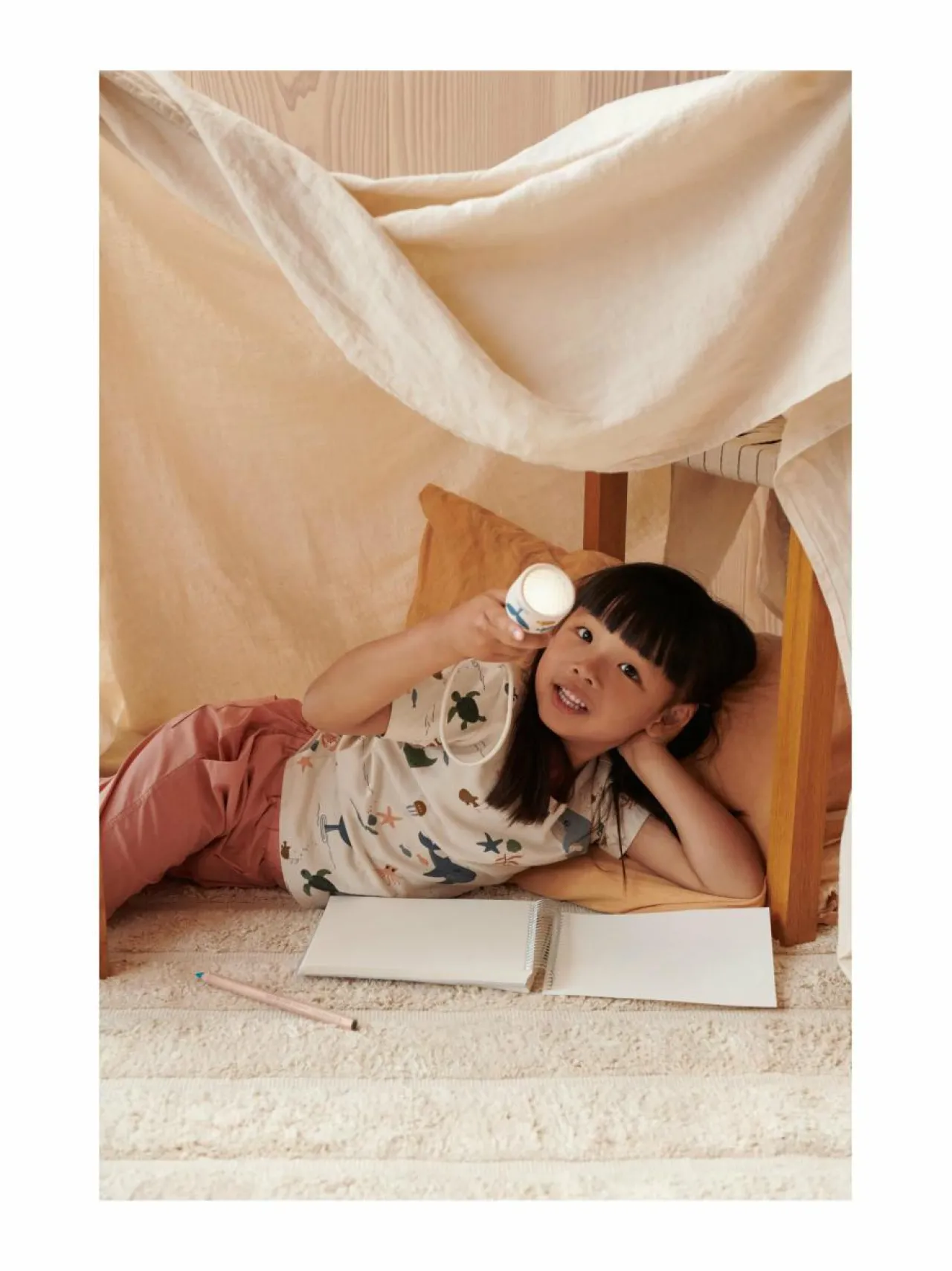 T-Paidat|T-Paidat<Liewood Apia-paita 1232 PEACH / SEA SHELL