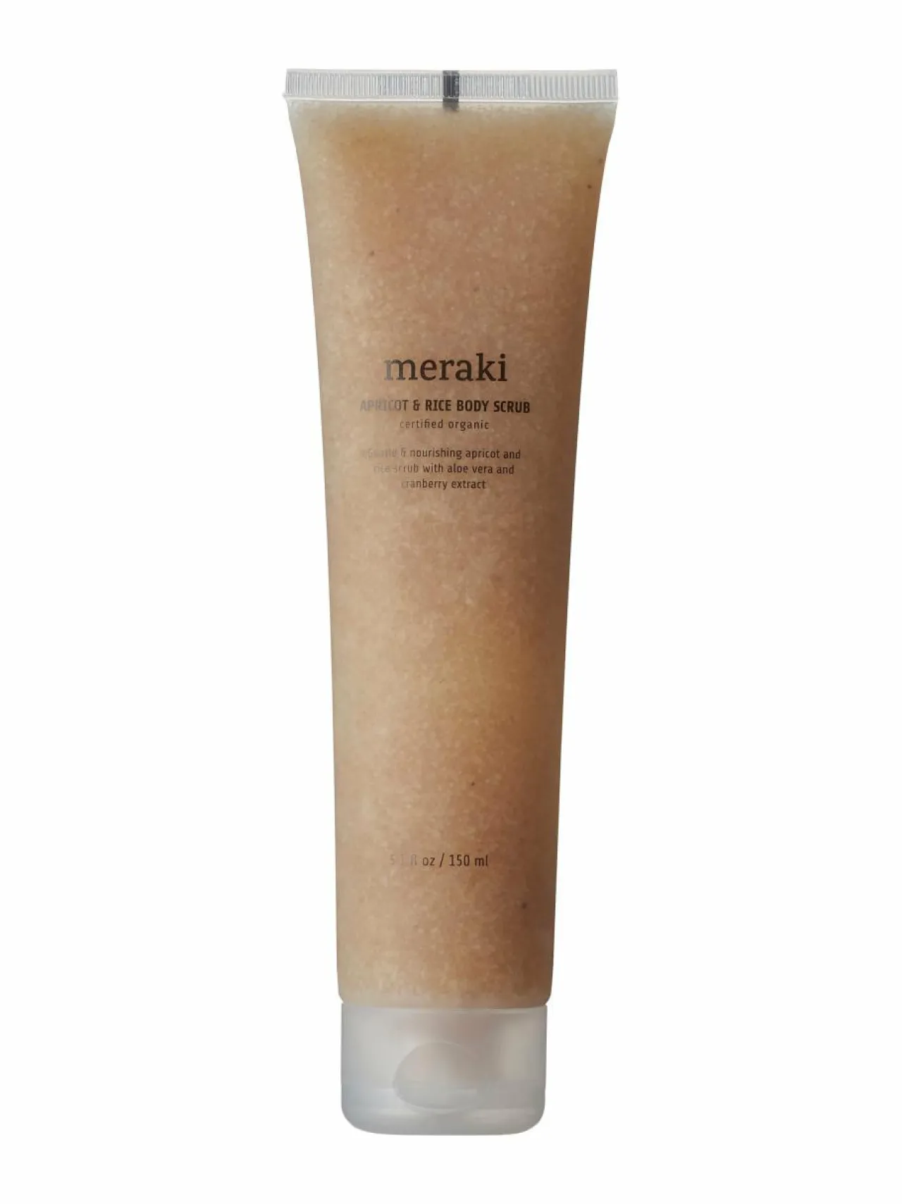 Meraki Apricot & Rice Body Scrub -vartalokuorinta 150 ml^ Vartalonhoito