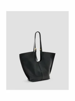 Käsilaukut<All Saints Ara E/W Tote -nahkalaukku BLACK