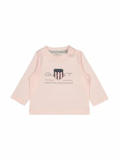Pitkähihaiset Trikoopaidat<GANT Archive Shield- trikoopaita 632 SALMON