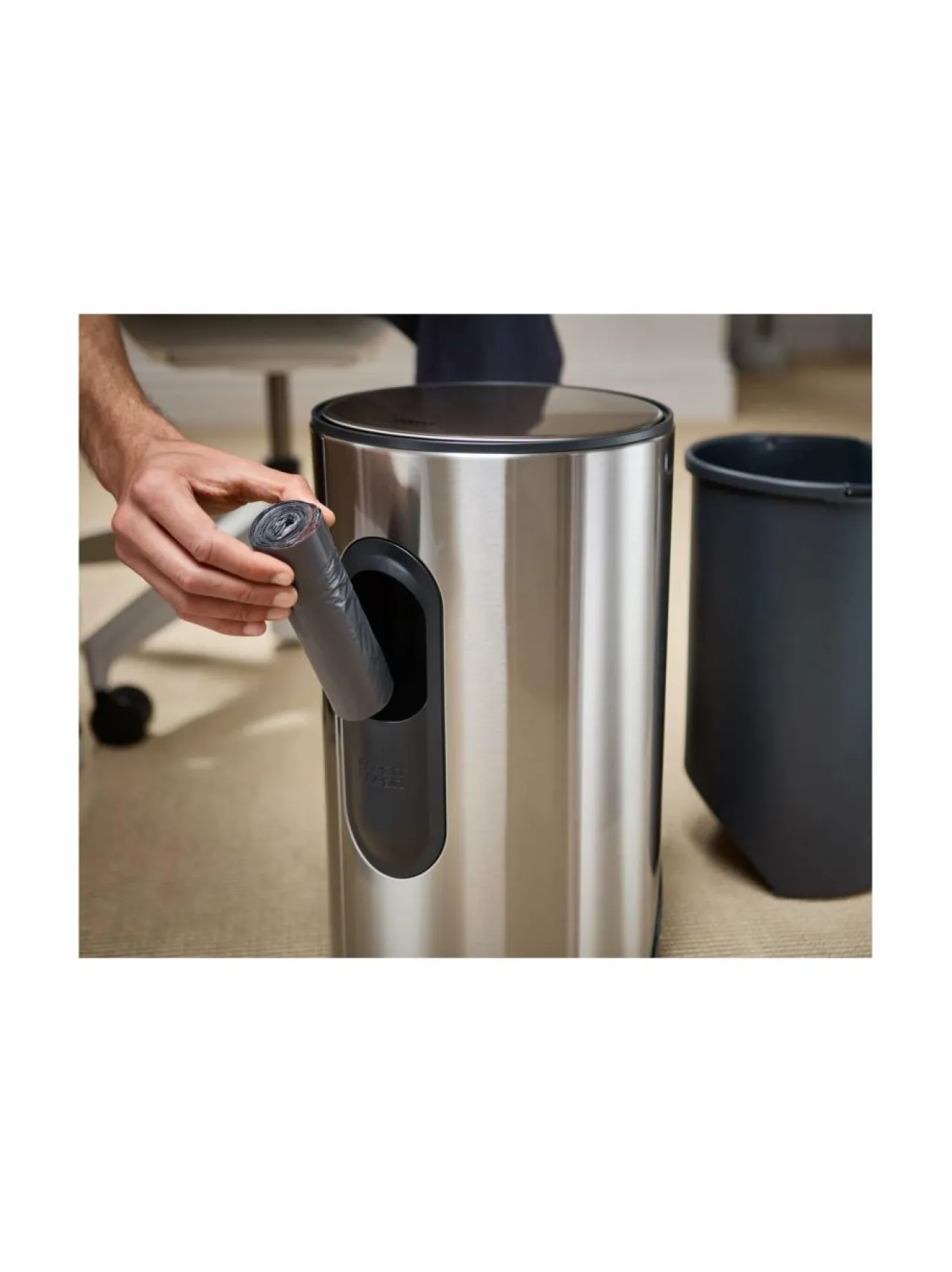 Roskakorit & -Pussit<Joseph Joseph Arc-roskakori 10 l STAINLESS STEEL