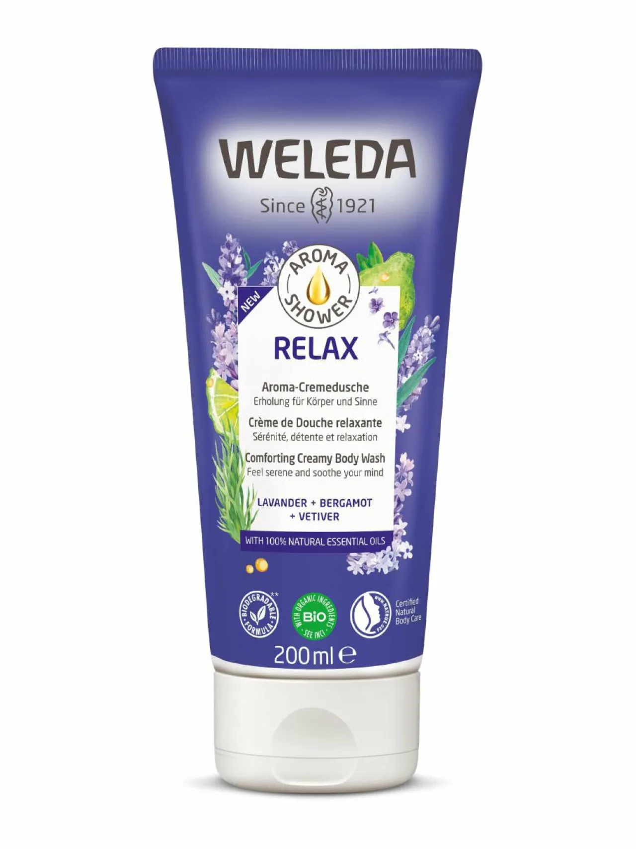 Vartalonhoito<Weleda Aroma Shower Relax -suihkugeeli 200 ml