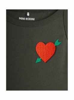 Mini Rodini Arrowed Heart Embroidery -mekko^ Mekot & Hameet|Mekot & Hameet