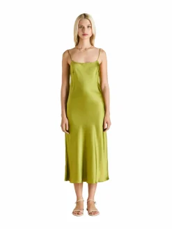 Yö- & Oloasut<Olivia von Halle Artemis-silkkiyömekko OLIVE