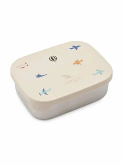 Lasten Ruokailu<Liewood Arthur Printed -lounasrasia 2330 AVIATOR / ECRU