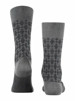 Sukat<Falke Artwork Tie -sukat 3390 LIGHT GREYMEL.