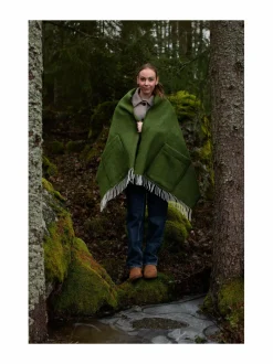 Huovat & Päiväpeitot<Lapuan Kankurit Arvo-taskullinen villahuopa 60 x 180 cm 4 WHITE-OLIVE