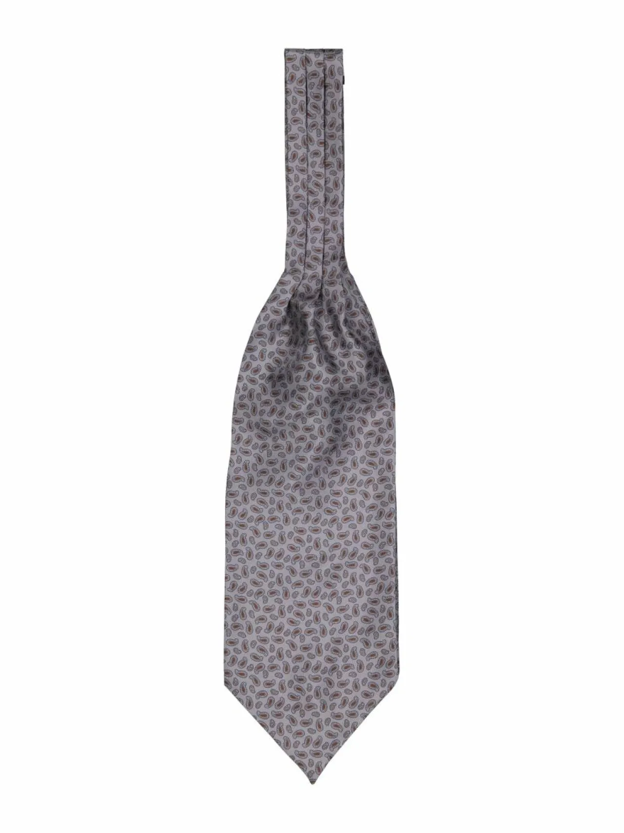 Huivit & Kaulaliinat<Stockholm Kravatt Ascot Paisley -silkkisolmio GREY 8